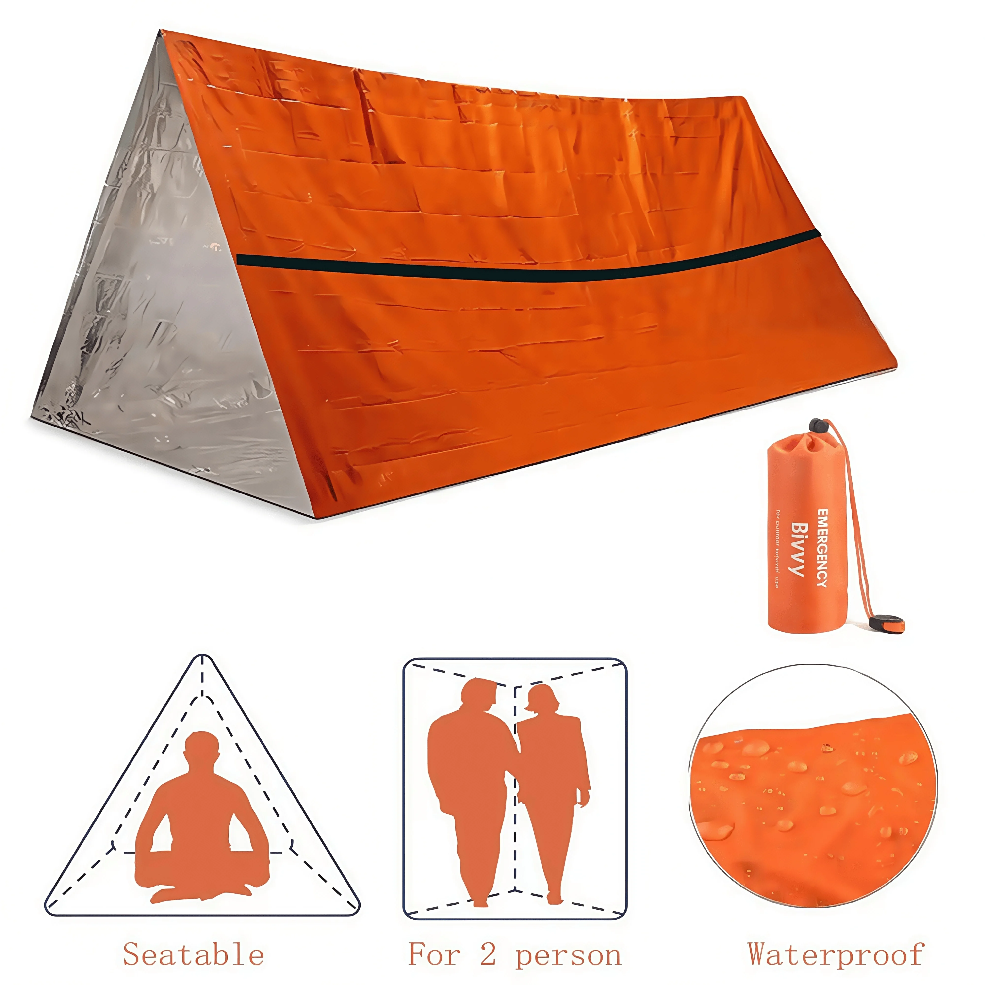 Bivy Bag Emergency - 2-Person Emergency Survival Shelter - Waterproof