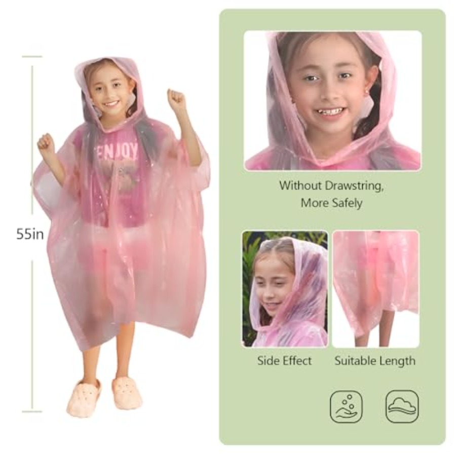 Emergency Disposable Rain Ponc - Emergency Poncho Rain reseña y precio