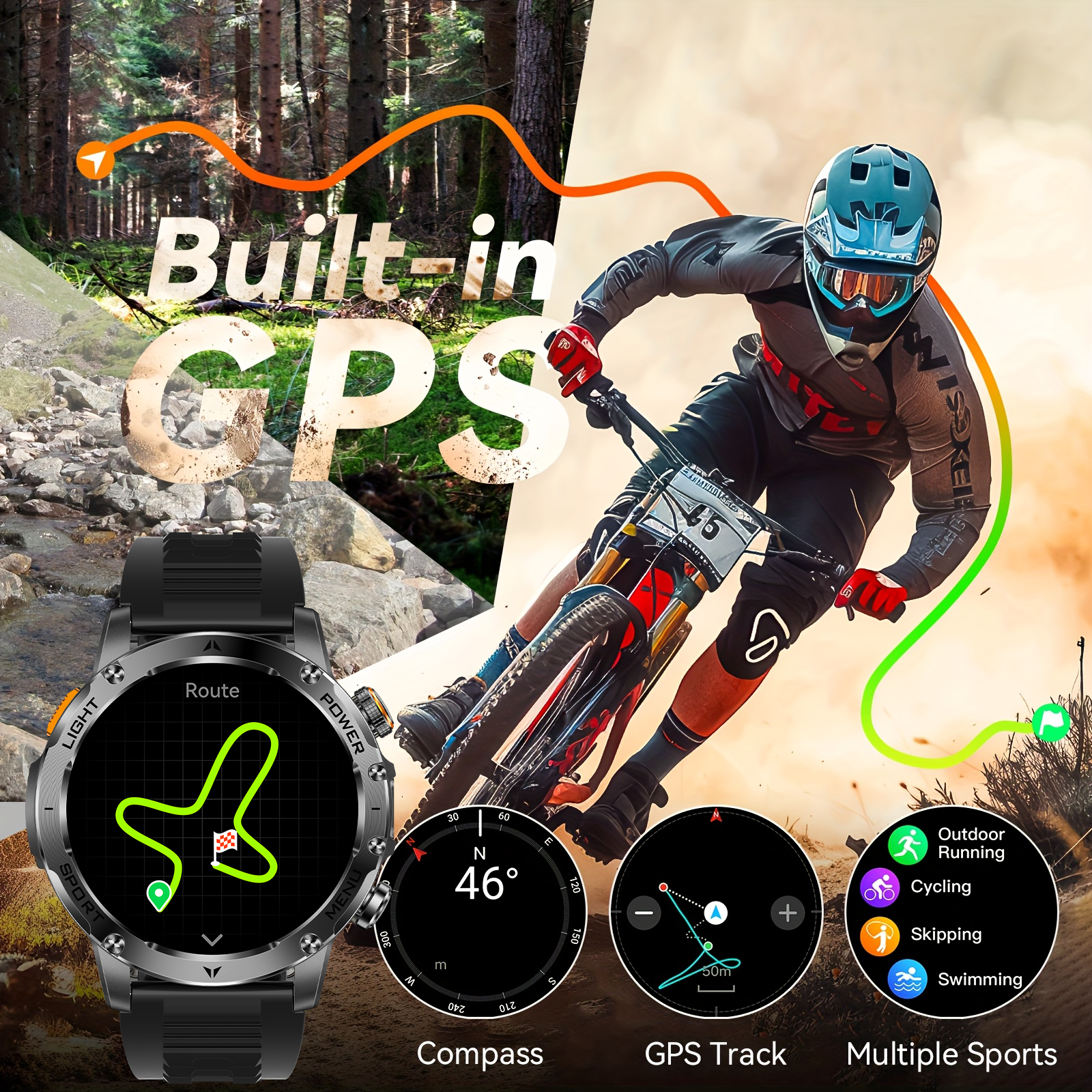 2025 New GPS Outdoor Sports Sm - Compass Lensatic reseña y precio