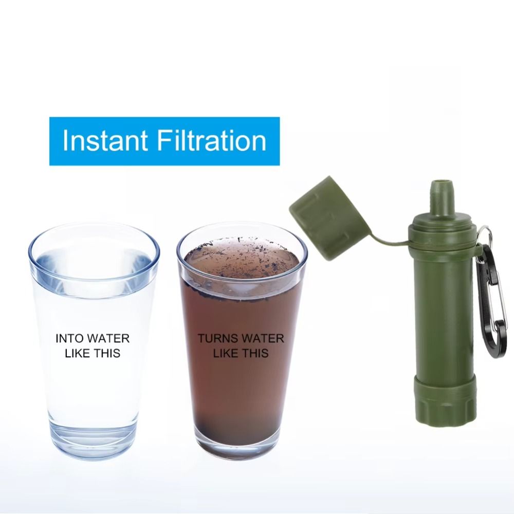 Mini Mini Water Filter Straw P - Water Purification Straw reseña y precio