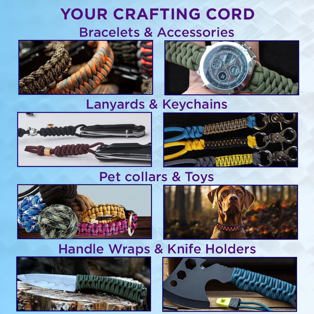 Reflective Paracord Rope 1000f - Para Cord 1000Ft reseña y precio