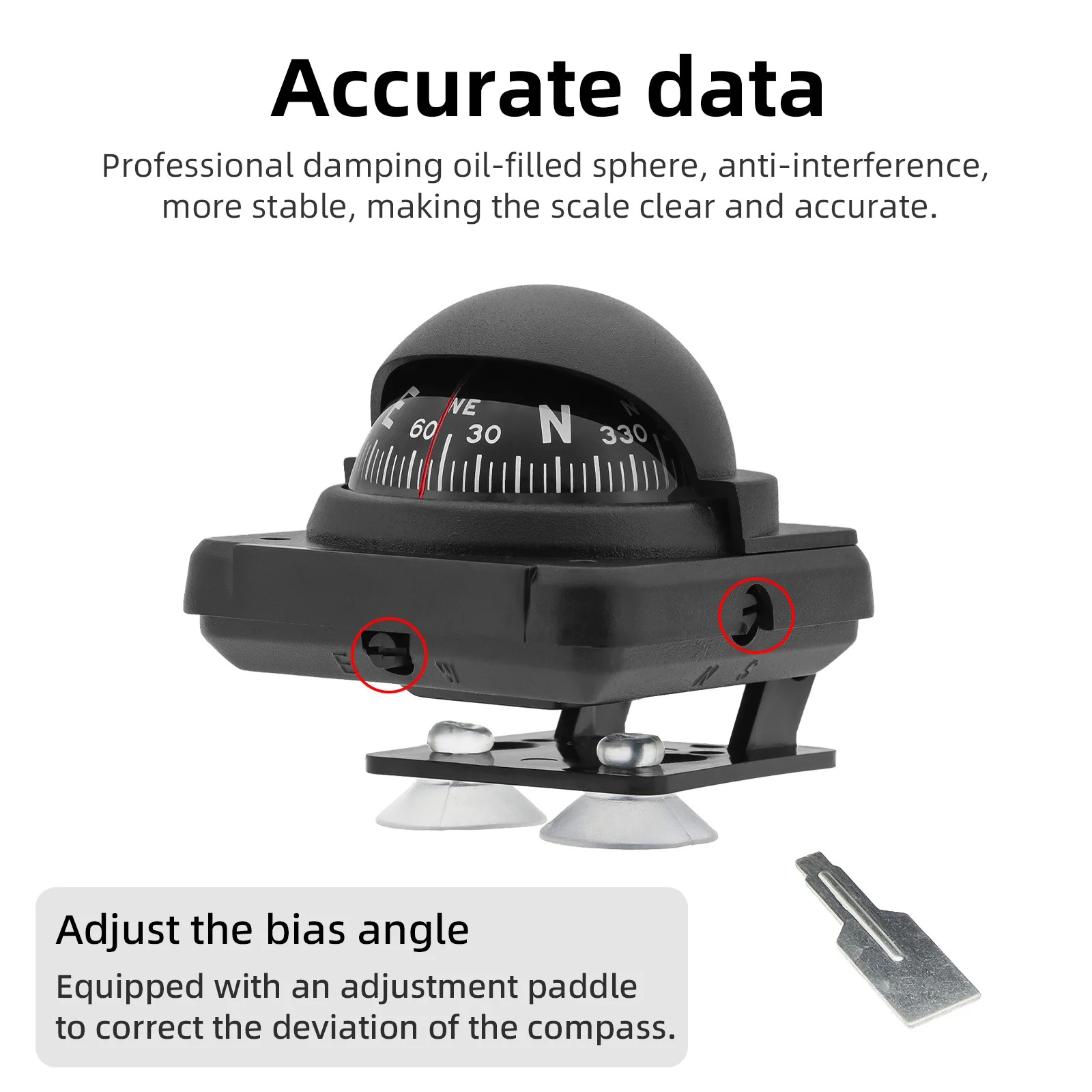 Vehicle Navigation Car Compass - Compass Lensatic reseña y precio