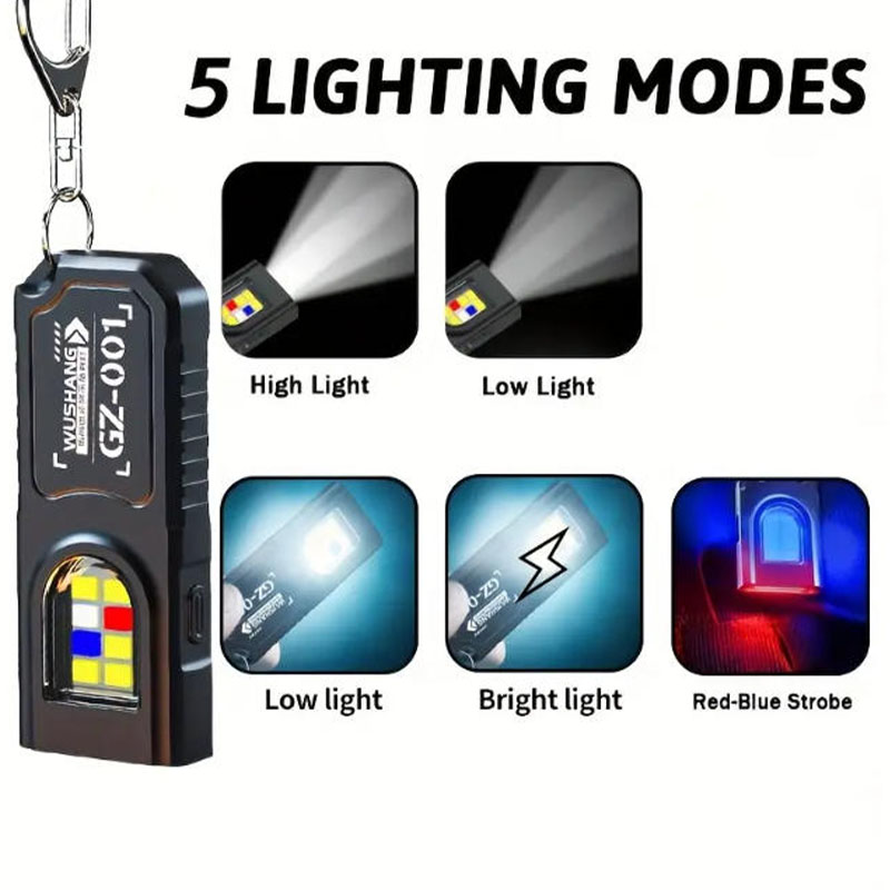 Powerful Mini COB LED Keychain - Fishing Kit Compact reseña y precio