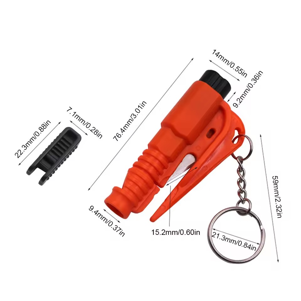 Safety Hammer Car Escape Tool  - Rescue Rope Throw reseña y precio