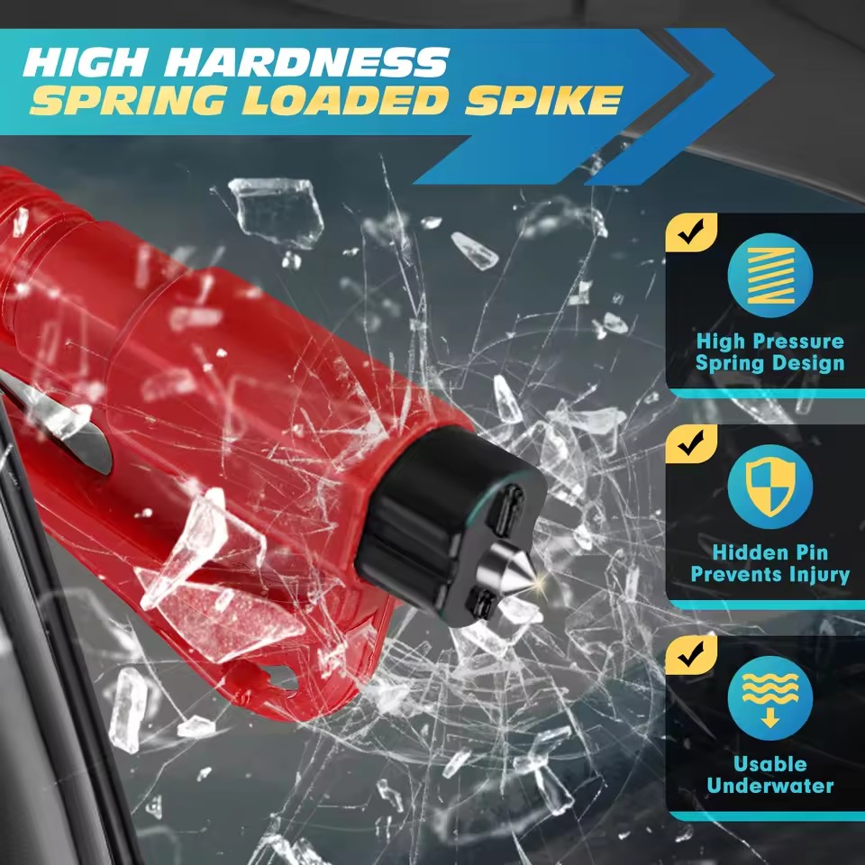 Safety Hammer Car Escape Tool  - Rescue Rope Throw reseña y precio