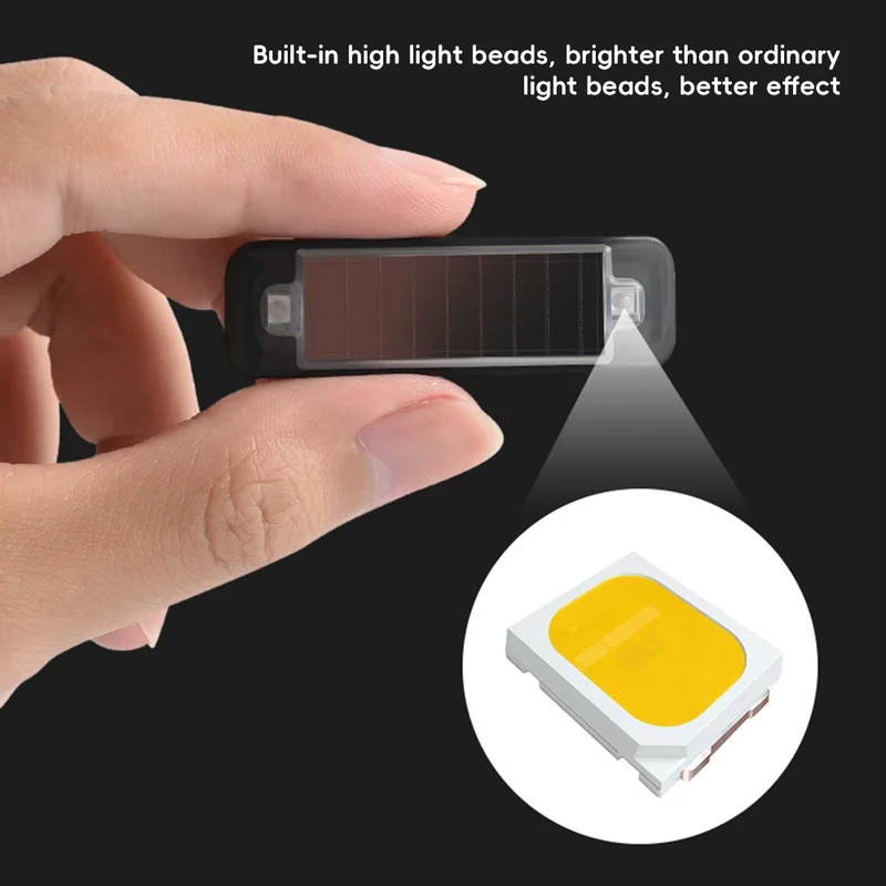 Mini LED solar power car warni - Sos Light Strobe reseña y precio