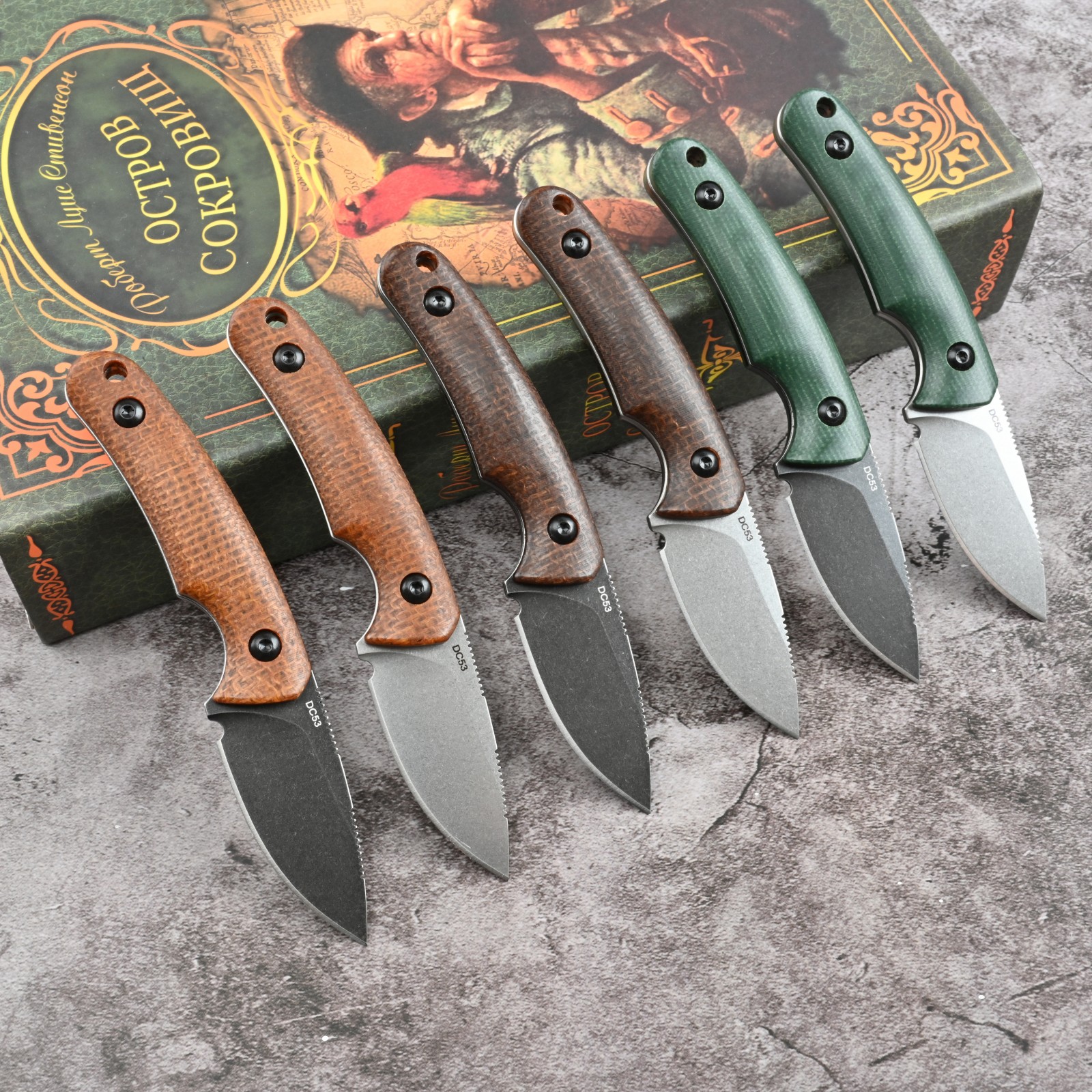Premium SDOKEDC DC53 Steel EDC - Bushcraft Knife Fixed reseña y precio