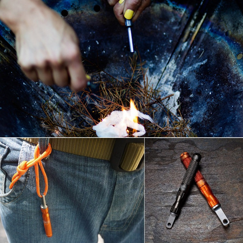2PCS  Multifunctional Flint Wa - Magnesium Fire Starter reseña y precio