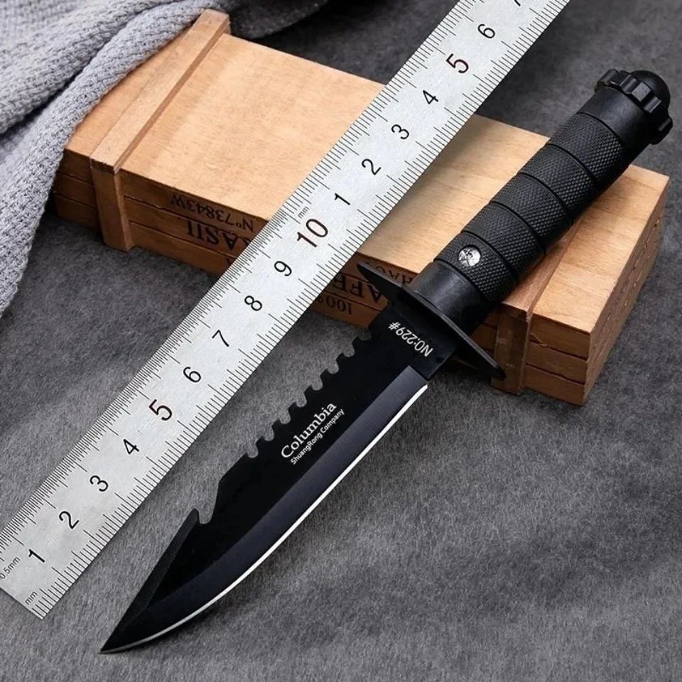 7CR17MOV Camping Outdoor Strai - Bushcraft Knife Fixed reseña y precio