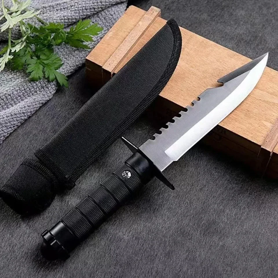 7CR17MOV Camping Outdoor Strai - Bushcraft Knife Fixed reseña y precio
