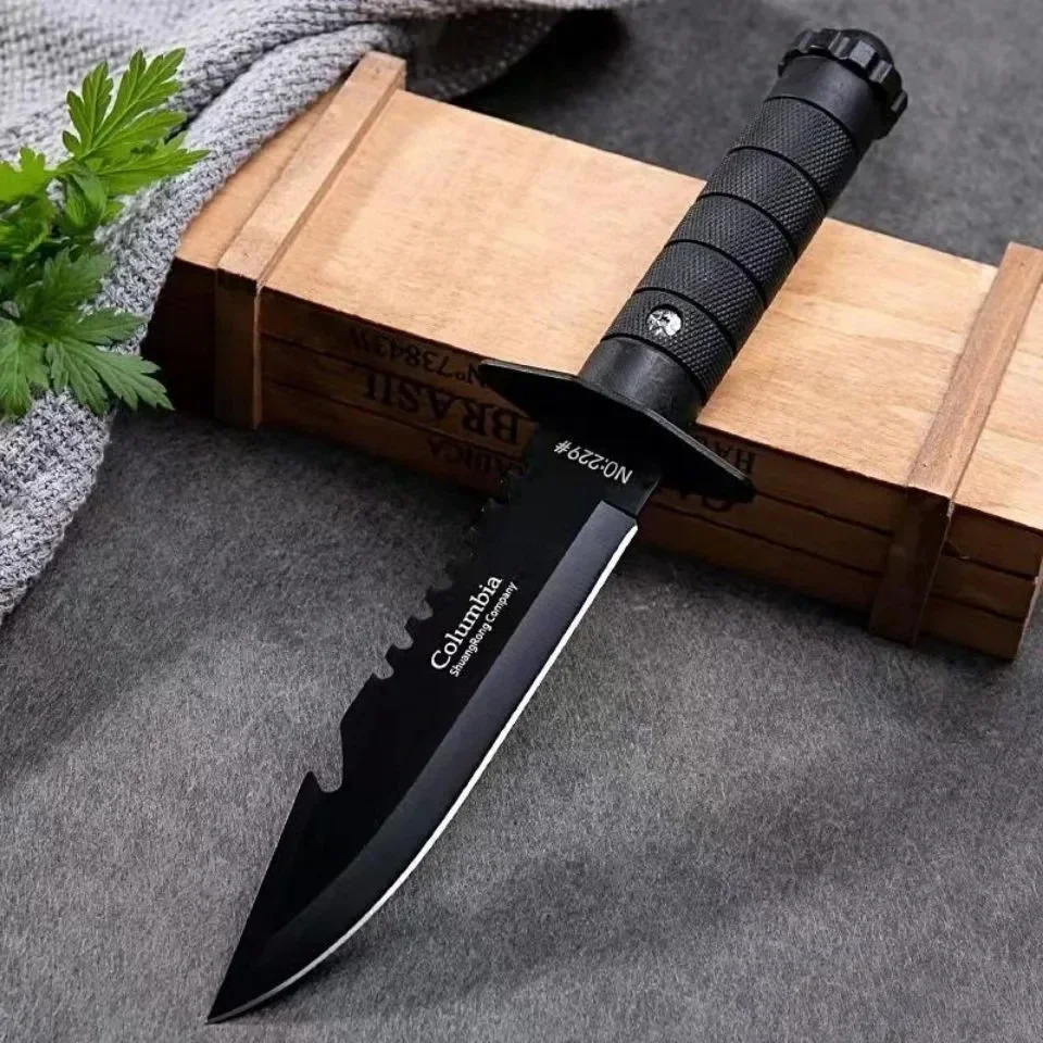 7CR17MOV Camping Outdoor Strai - Bushcraft Knife Fixed reseña y precio