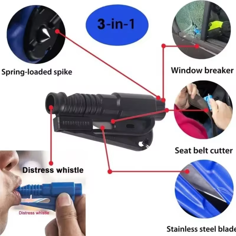 Compact 3-in-1 Safety Hammer A - Rescue Rope Throw reseña y precio