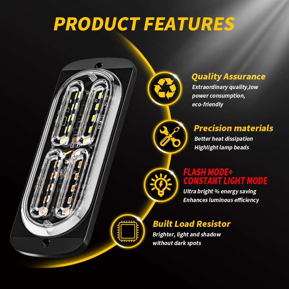 1pcs Led Strobe Warning Light  - Sos Light Strobe reseña y precio