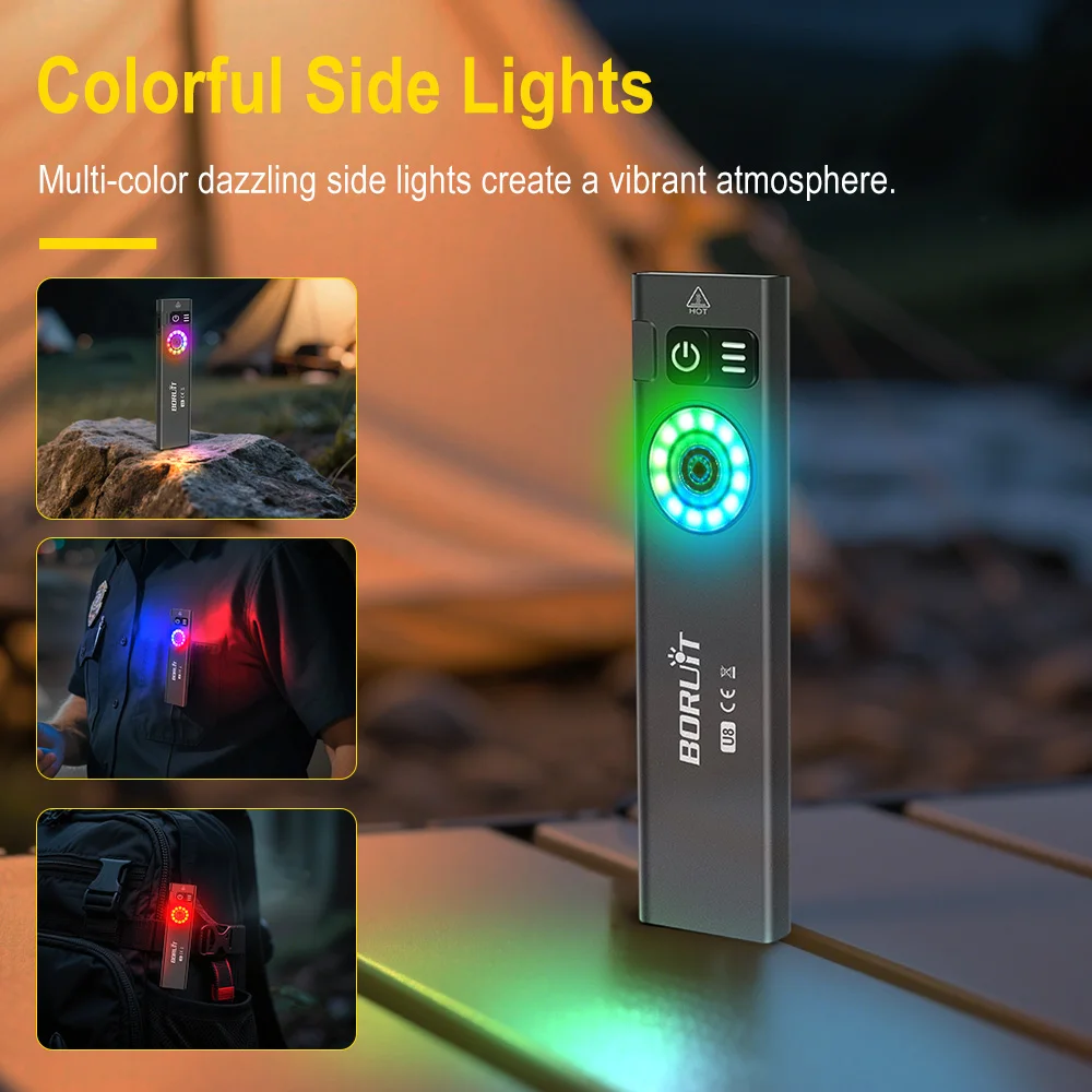 BORUiT U8 650LM EDC LED Flashl - Fishing Kit Compact reseña y precio
