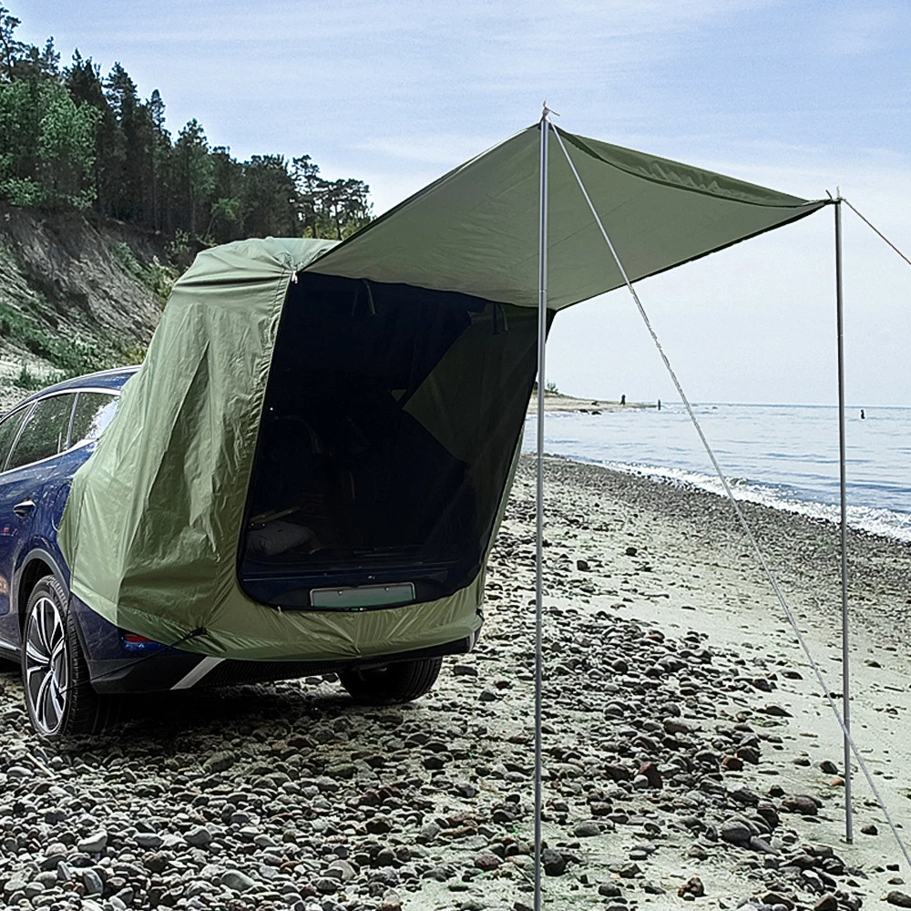 Outdoor Car Rear Tent Camping  - Emergency Mylar Tent reseña y precio