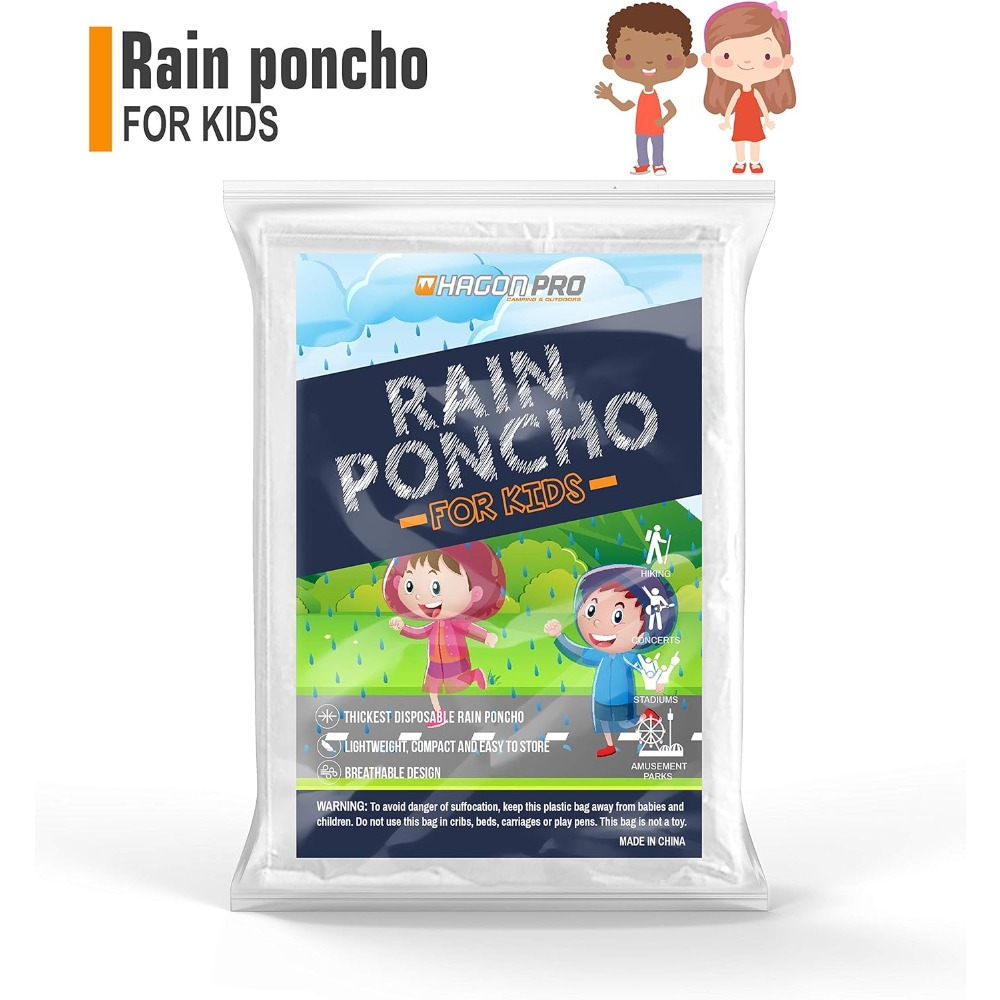 Hagon PRO Disposable Rain Ponc - Emergency Poncho Rain reseña y precio