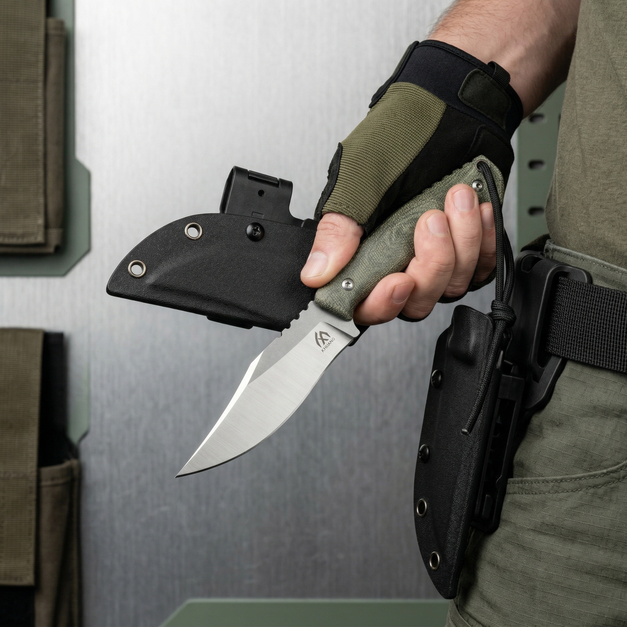 High-quality steel fixed blade - Bushcraft Knife Fixed reseña y precio