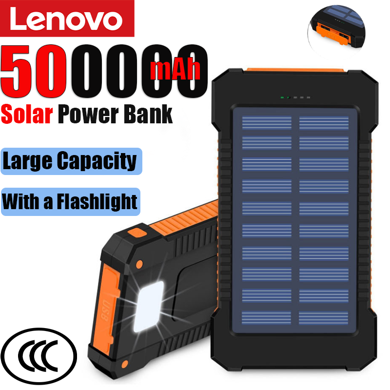 Lenovo 500000mAh Solar Power B - Solar Emergency Charger reseña y precio