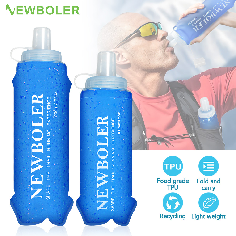 NEWBOLER 300/500ML Water Bottl - Water Bag Collapsible reseña y precio