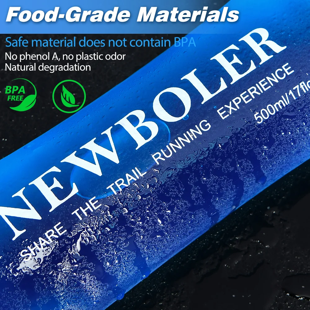 NEWBOLER 300/500ML Water Bottl - Water Bag Collapsible reseña y precio