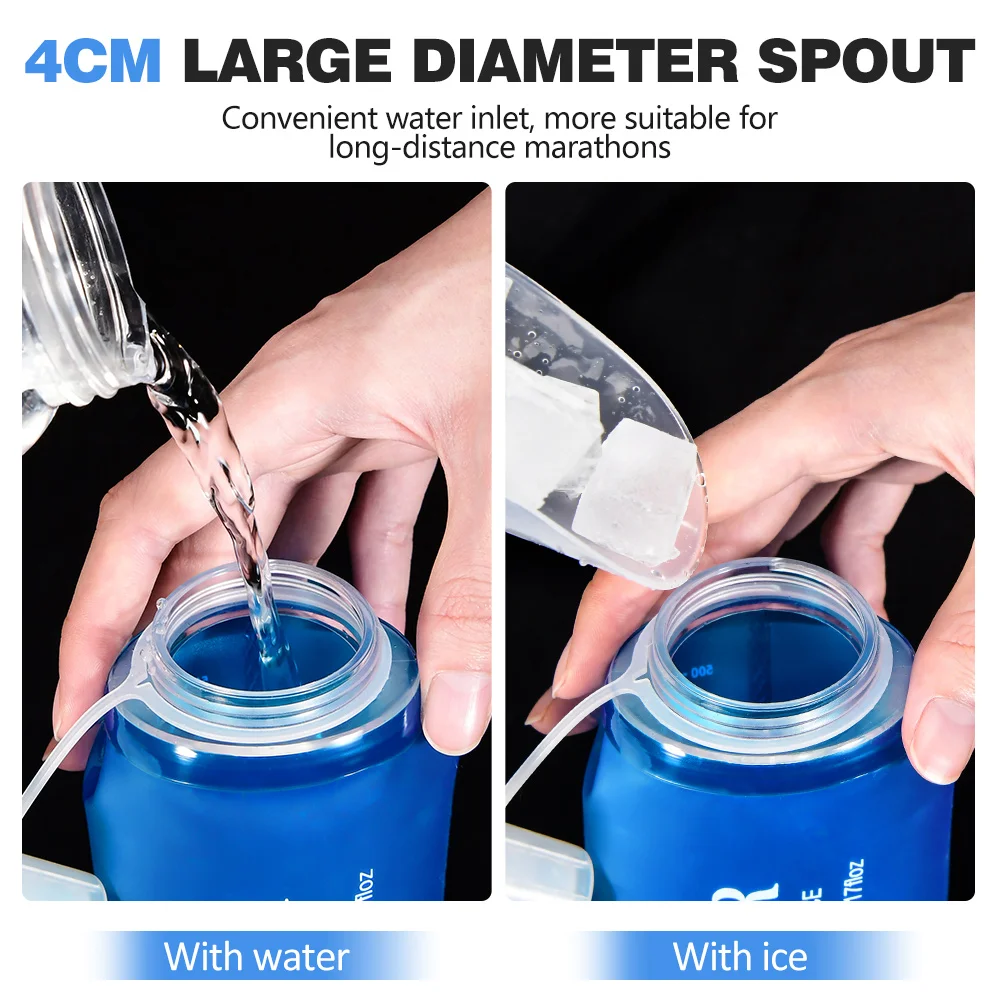 NEWBOLER 300/500ML Water Bottl - Water Bag Collapsible reseña y precio