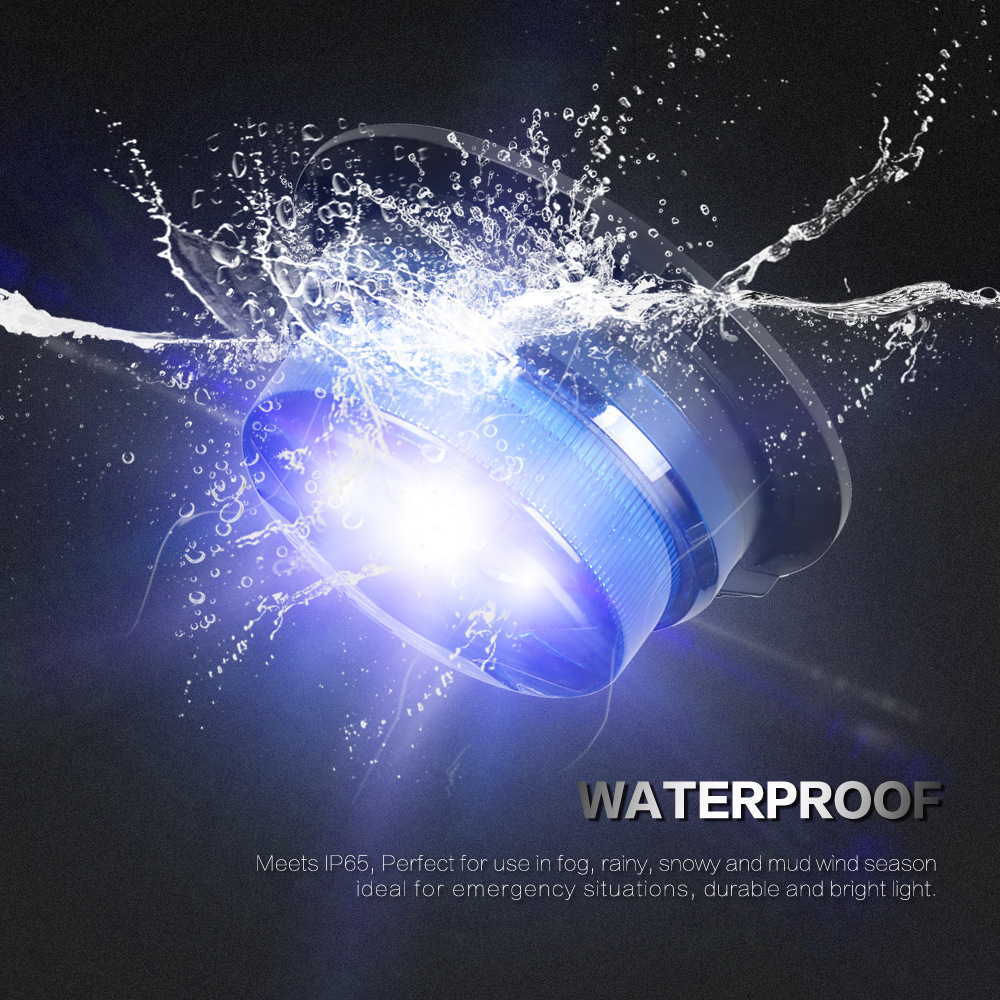 Magnetic Base LED Blue Emergen - Sos Light Strobe reseña y precio