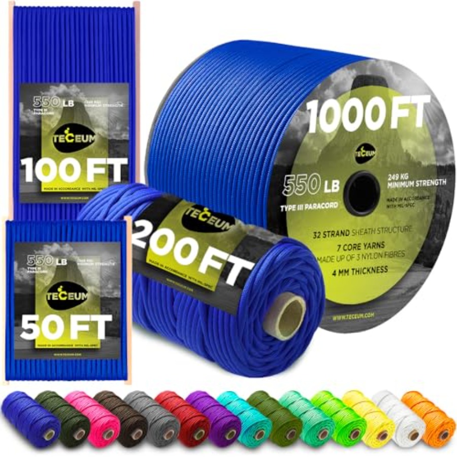 5/32 Paracord Rope 1000 1000ft - Para Cord 1000Ft reseña y precio