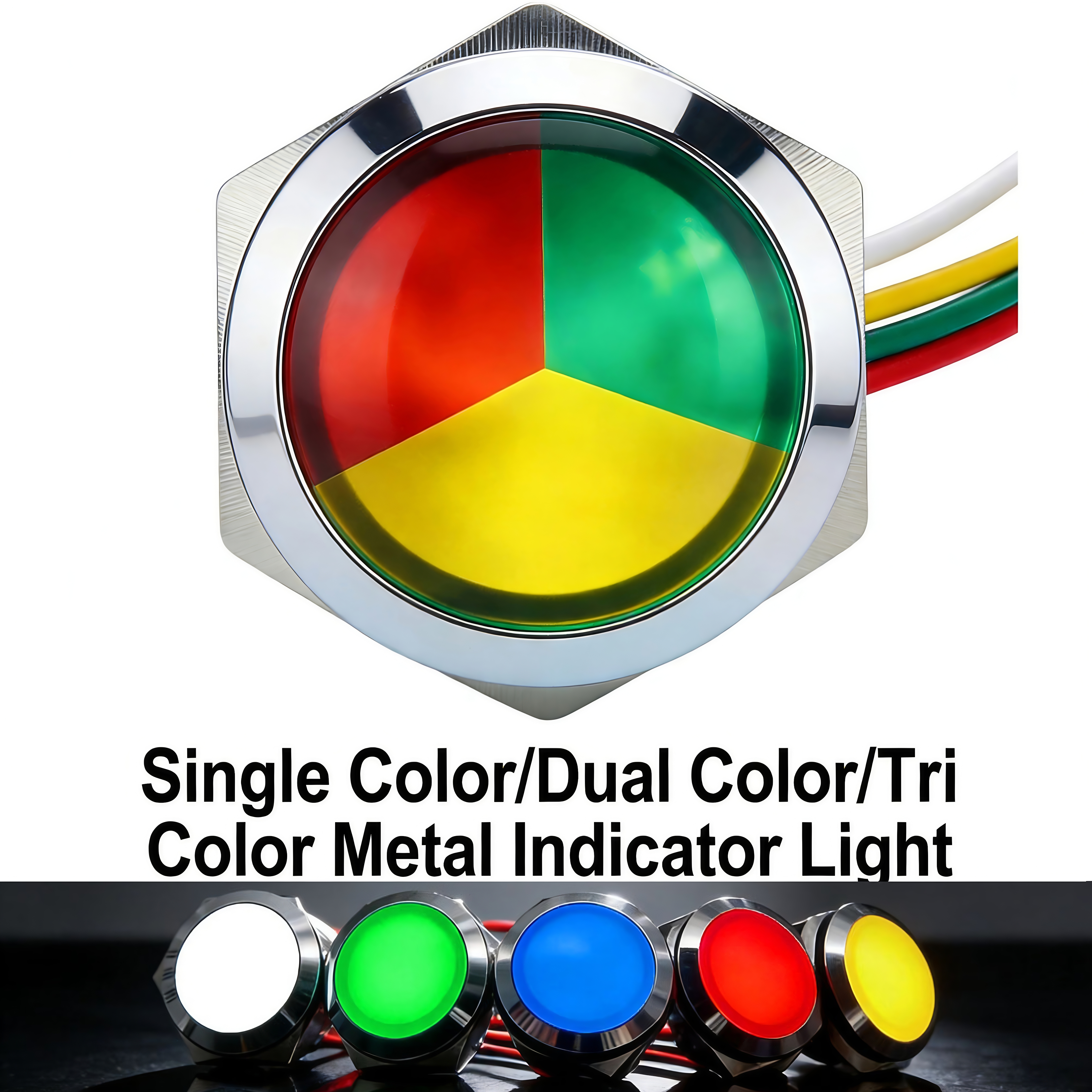 Metal LED Indicator Light 12mm - Signal Panel Orange reseña y precio