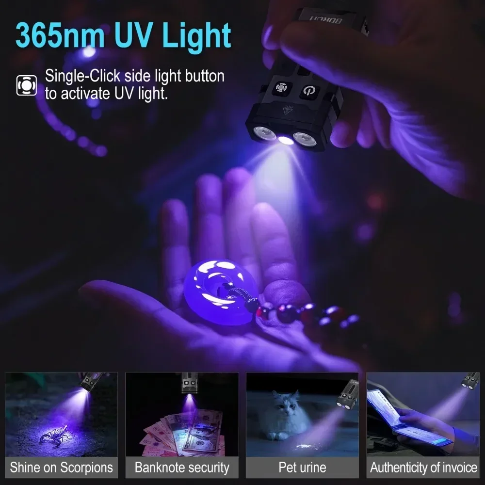 BORUiT EV20 1100LM EDC UV Keyc - Fishing Kit Compact reseña y precio