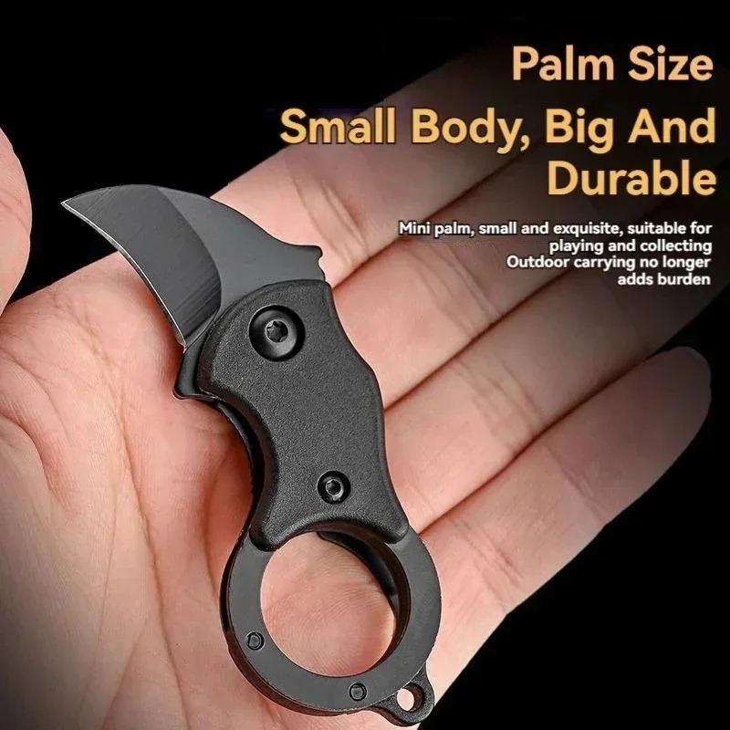 Mini Keychain Pocket Knife Sta - Bushcraft Knife Fixed reseña y precio