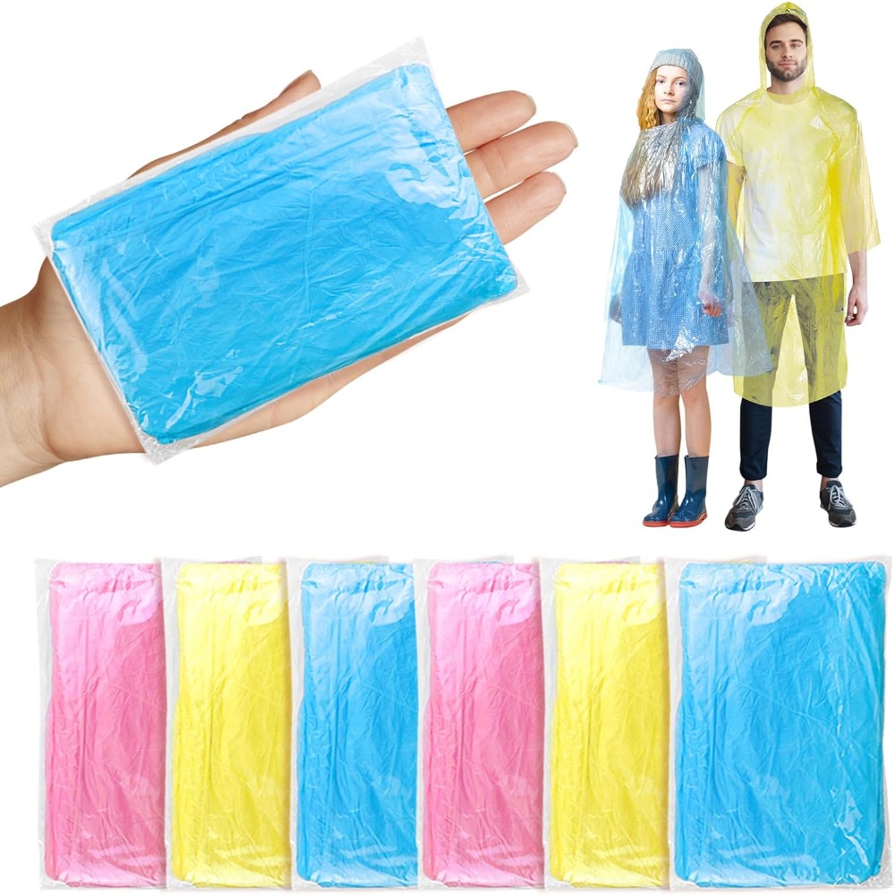 twoworld 30 Pcs Disposable Rai - Emergency Poncho Rain reseña y precio