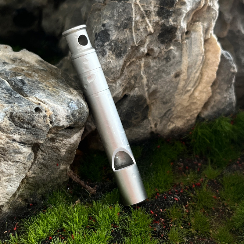 Titanium Alloy Survival Whistl - Emergency Whistle Loud reseña y precio