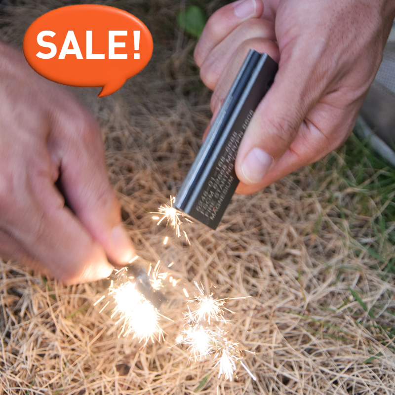 Waterproof Magnesium Flint & S - Fire Starting Kit reseña y precio