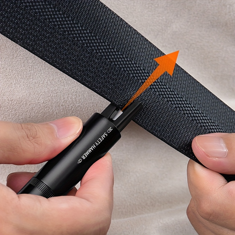 2-in-1 Car Safety Hammer with  - Rescue Rope Throw reseña y precio