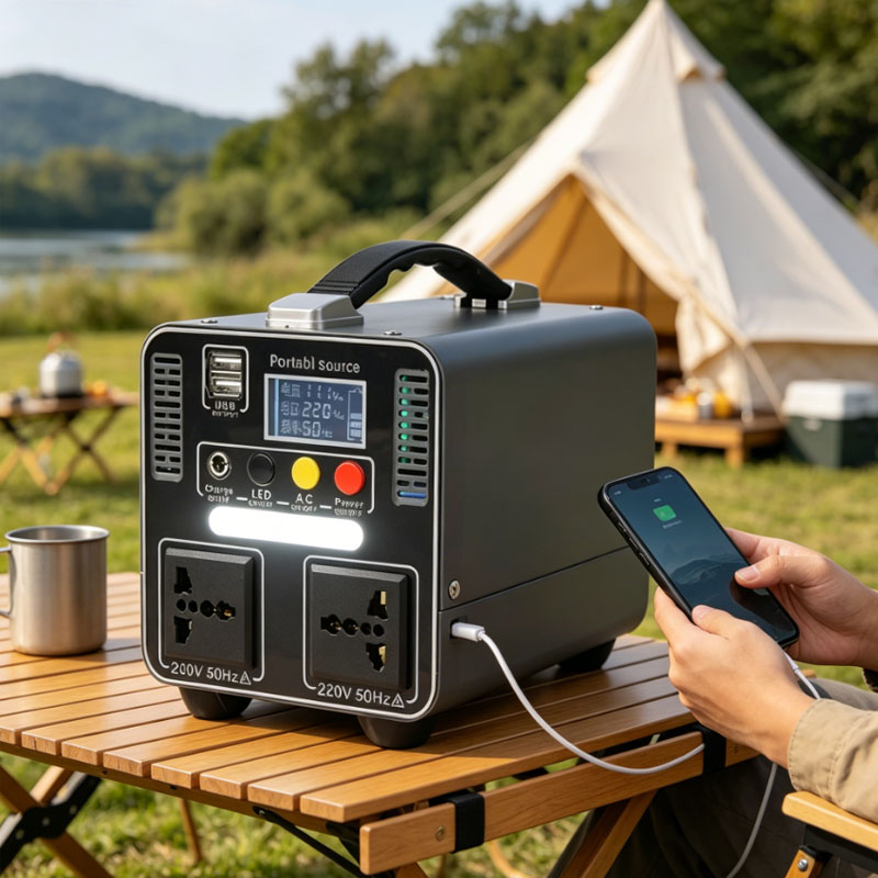 300W 166.5Wh/333Wh Portable Po - Solar Emergency Charger reseña y precio