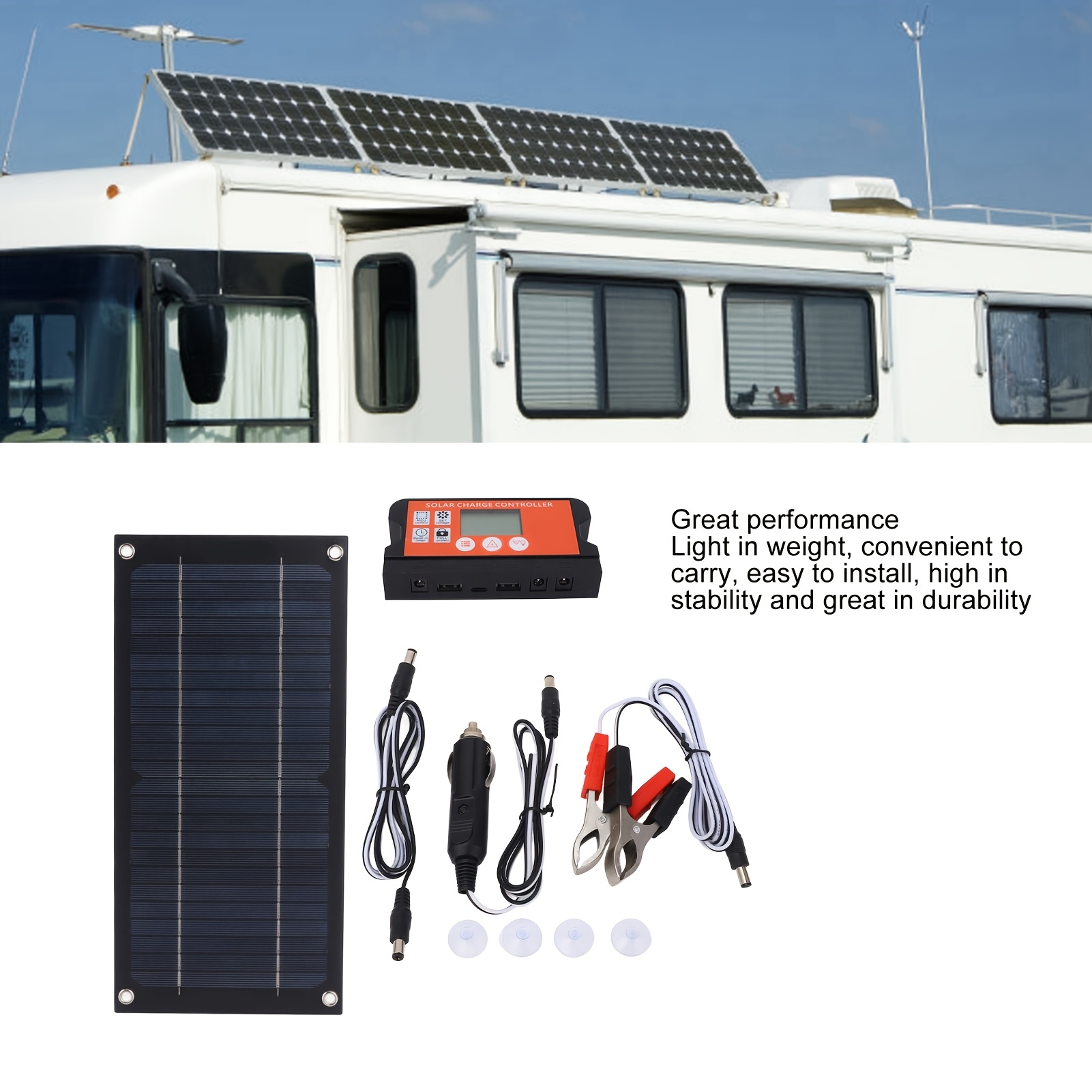 2026 New 18V 100A Solar Panel  - Solar Emergency Charger reseña y precio
