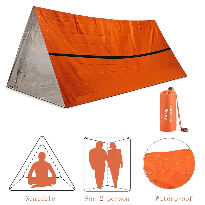 2 Person Emergency Survival Sh - Bivy Bag Emergency reseña y precio