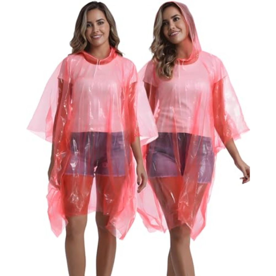 4/6/12 Pack Disposable Rain Po - Emergency Poncho Rain reseña y precio