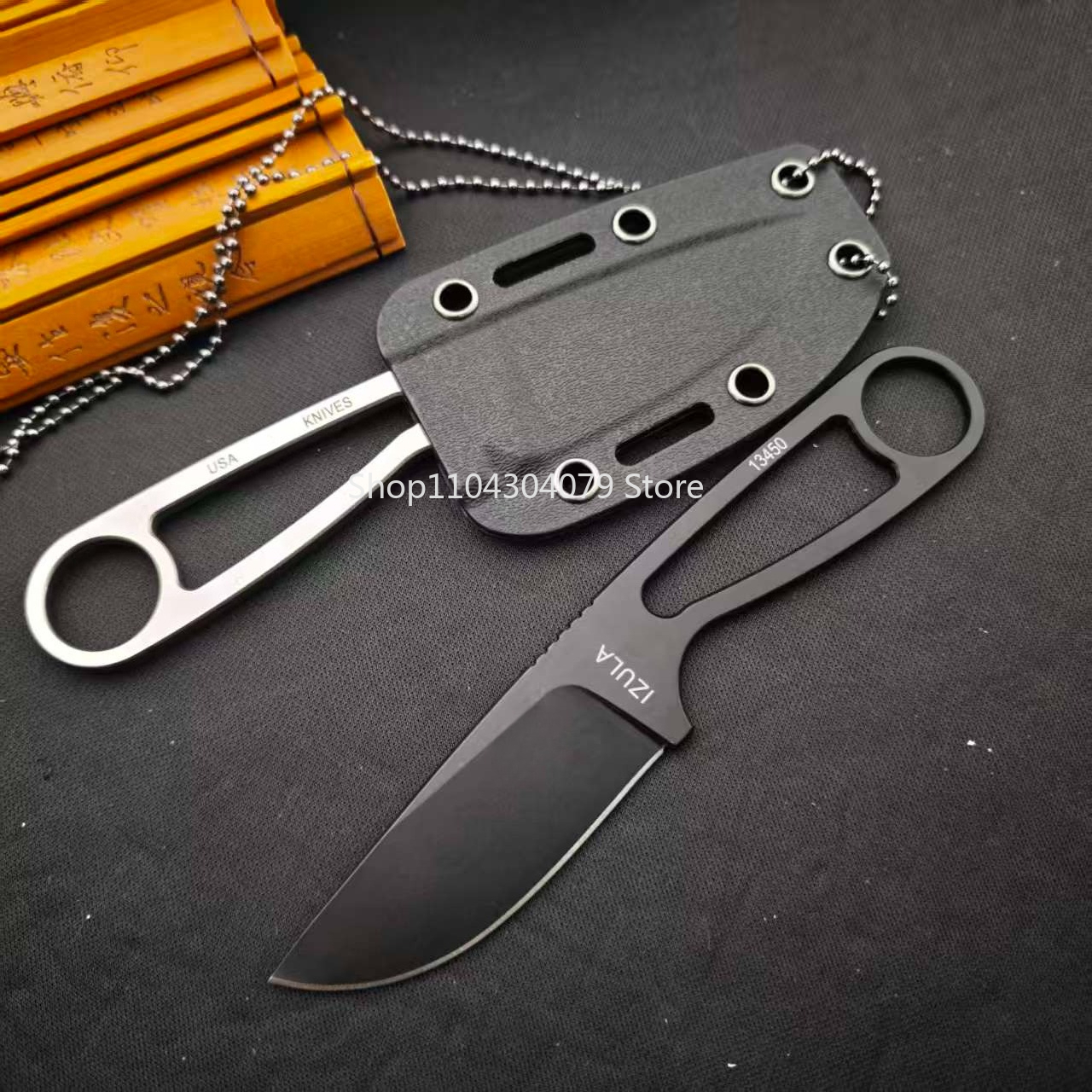 IZULA Stainless Steel Fixed Bl - Bushcraft Knife Fixed reseña y precio