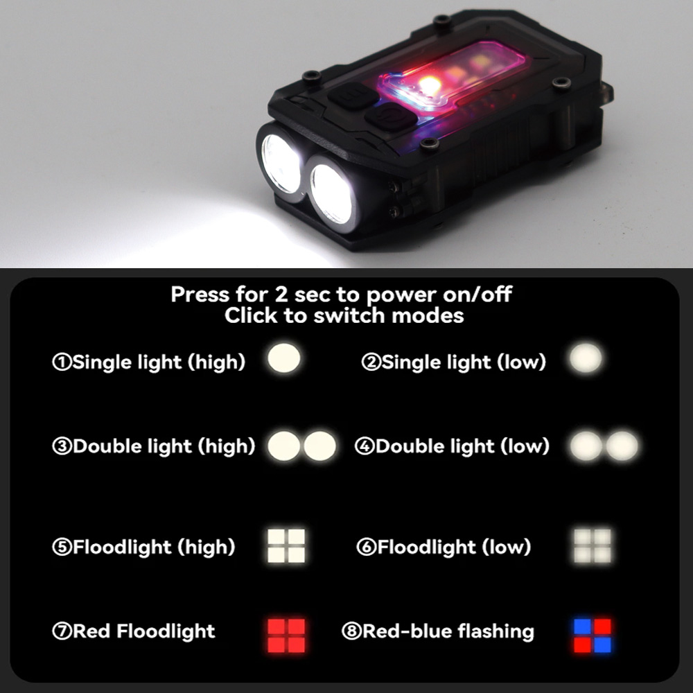Tactical Flashlight EDC Portab - Fire Starting Kit reseña y precio