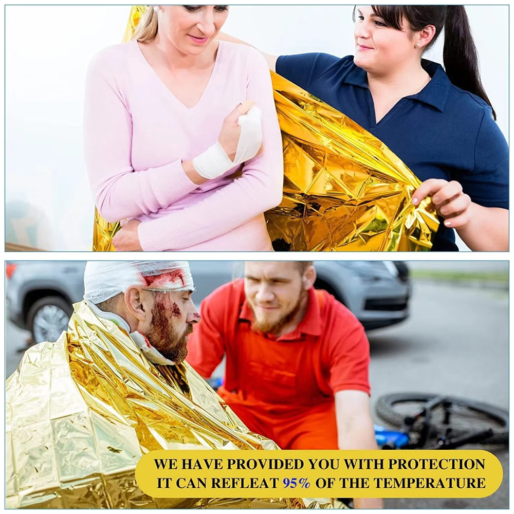 Mylar foil Emergency Survival  - Survival Blanket Reflective reseña y precio