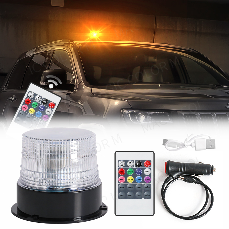 RGB LED Car Strobe Warning Lig - Sos Light Strobe reseña y precio