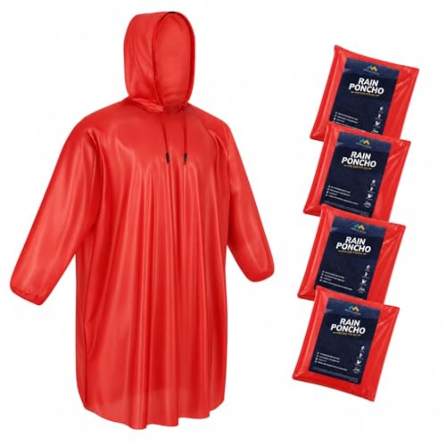 Mindful Design Rain Ponchos wi - Emergency Poncho Rain reseña y precio