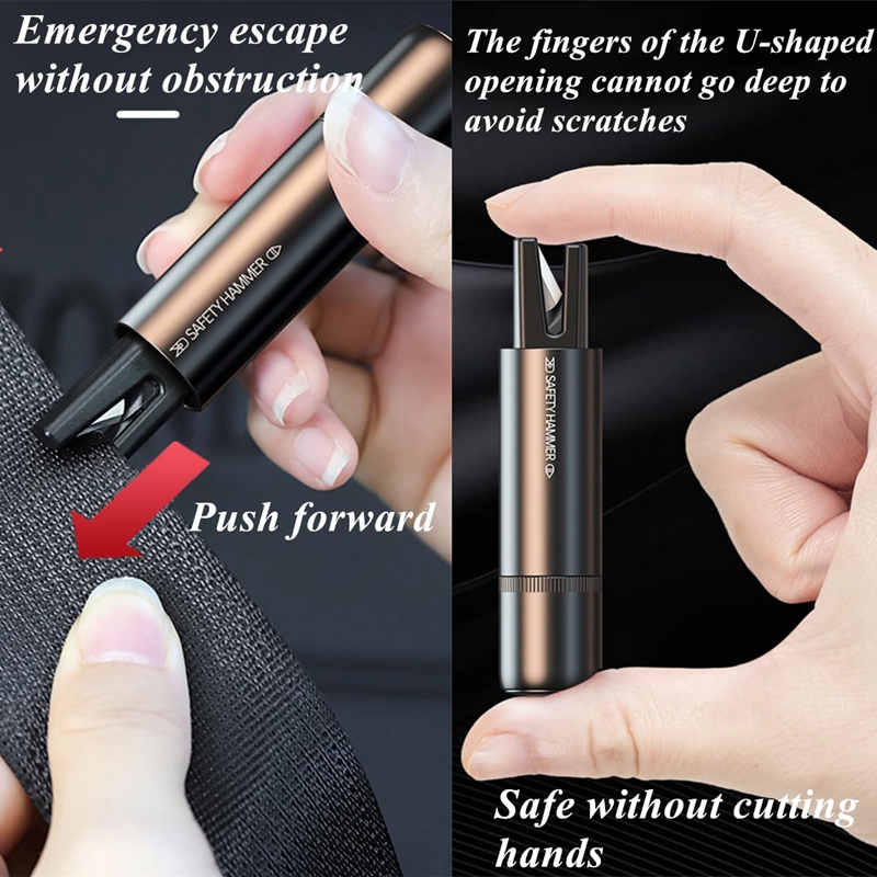 2 In 1 Car Safety Hammer Emerg - Rescue Rope Throw reseña y precio