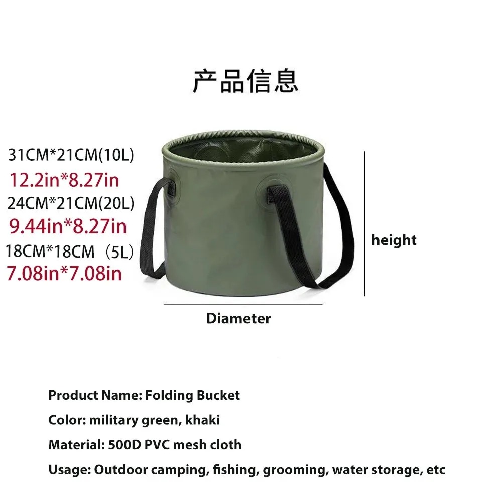 Portable Collapsible Outdoor W - Water Bag Collapsible reseña y precio