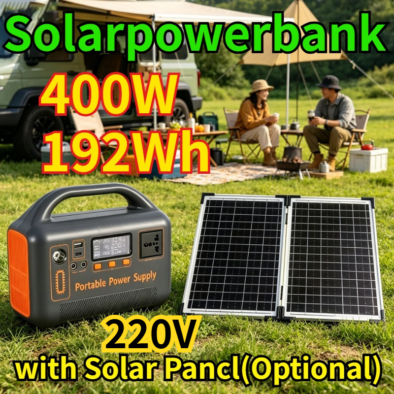 New 400W Portable Power Statio - Solar Emergency Charger reseña y precio