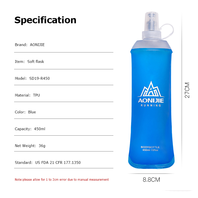 AONIJIE SD19 R450 Soft Flask F - Water Bag Collapsible reseña y precio