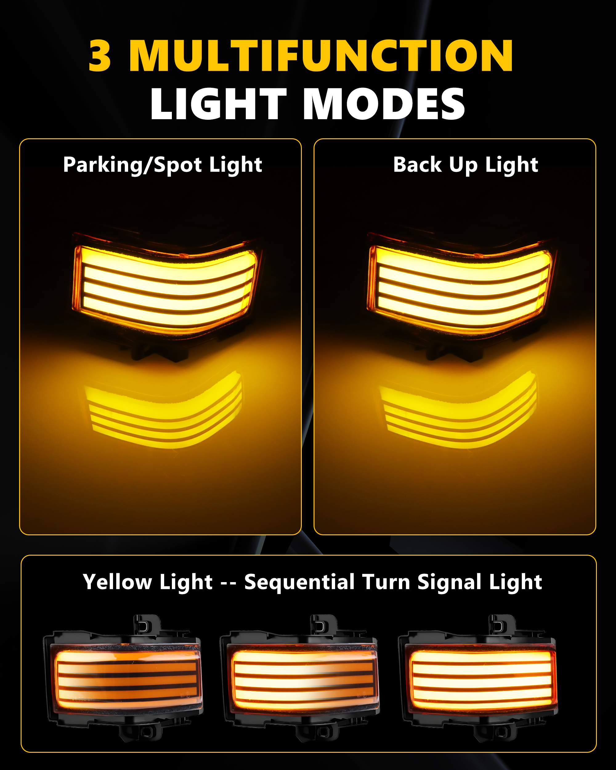2Pcs Turn Signal Light Side Mi - Signal Panel Orange reseña y precio