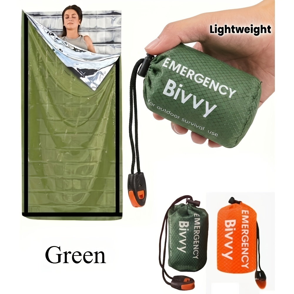 3Pcs Emergency Sleeping Bag Ki - Bivy Bag Emergency reseña y precio