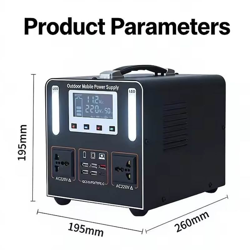 220V LiFePO4 Portable Power St - Solar Emergency Charger reseña y precio